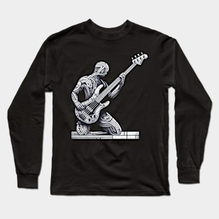 Artistic Bass Player Long Sleeve T-Shirt